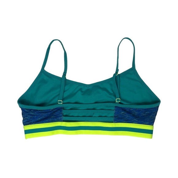 So Blue Yellow Sports Bra - Picture 2 of 3